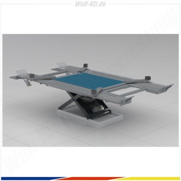 Preview: Herkules Karosseriehebebühne AirgoMatic Compact 2810 DUO